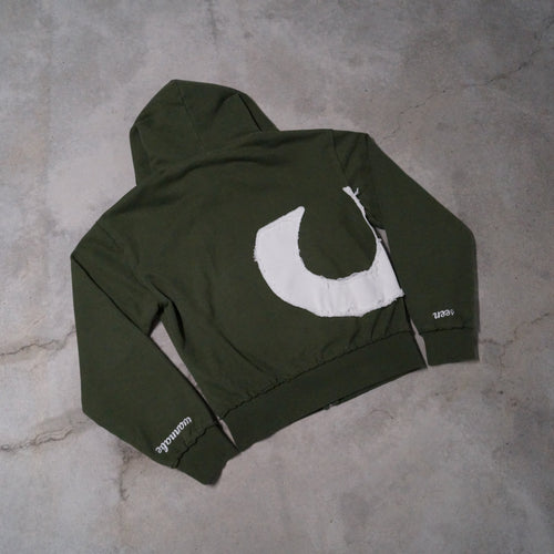 SEEN Zip-Up Hoodie – Green