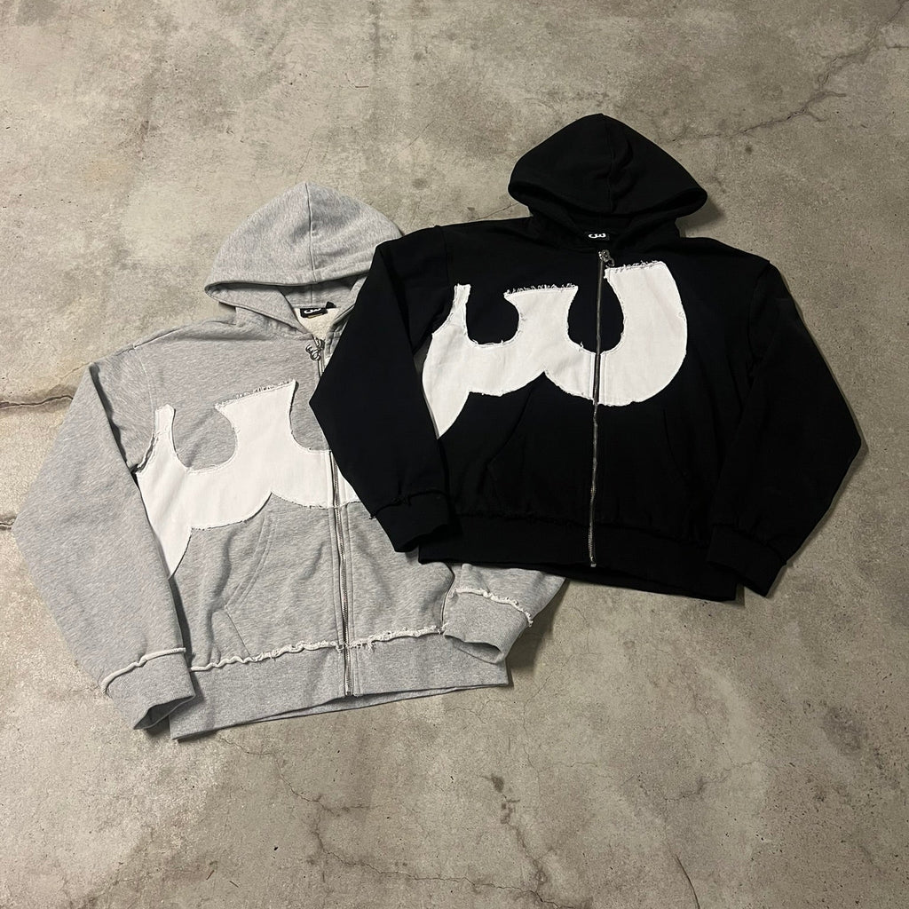 SEEN Zip-Up Hoodie Bundle – Grey & Black