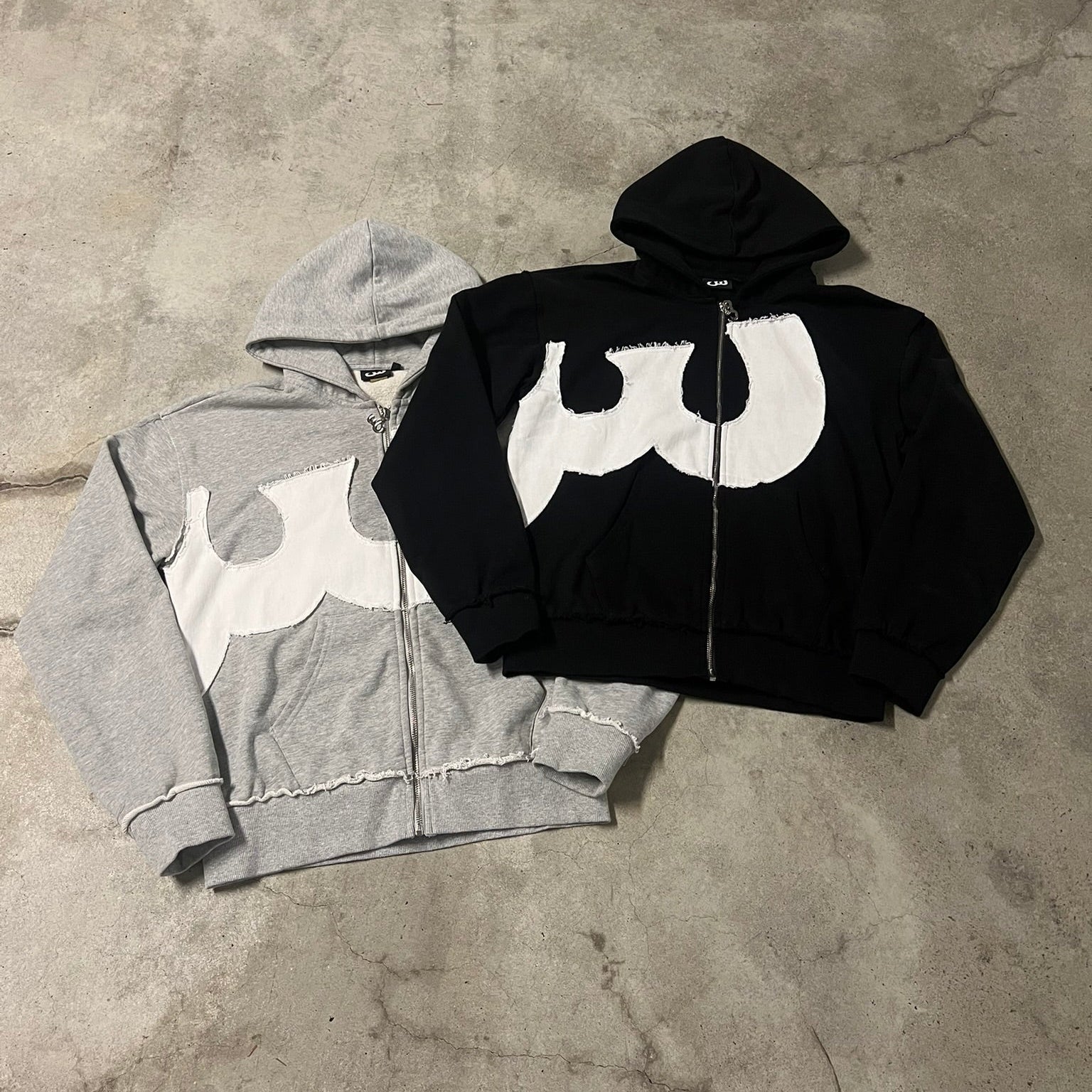 SEEN Zip-Up Hoodie Bundle – Grey & Black