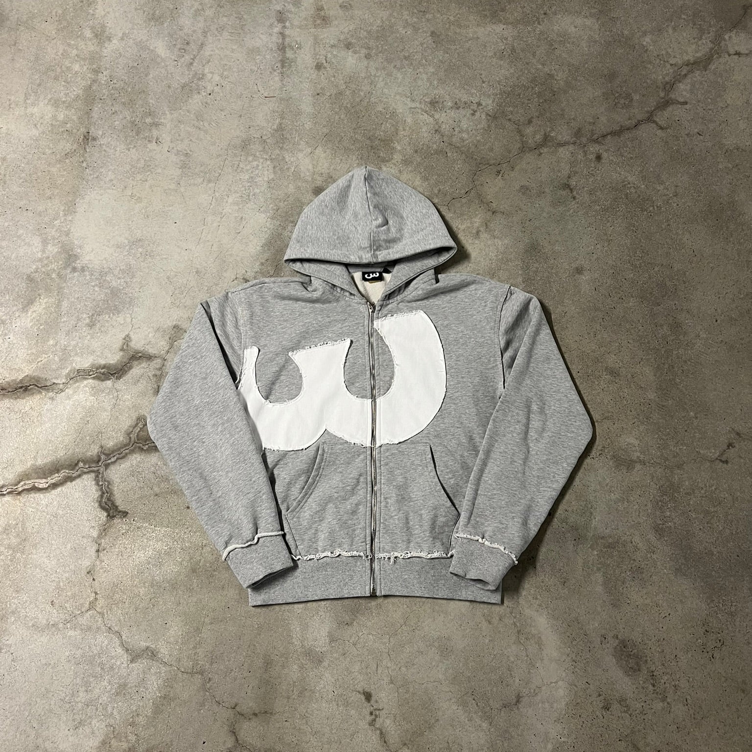 SEEN ZIP HOODIE (GREY)